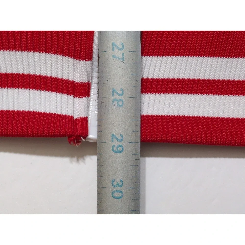BLIZZARD BAY Velour Track Jacket Santa Claus Snowboard Christmas Red Blue Large